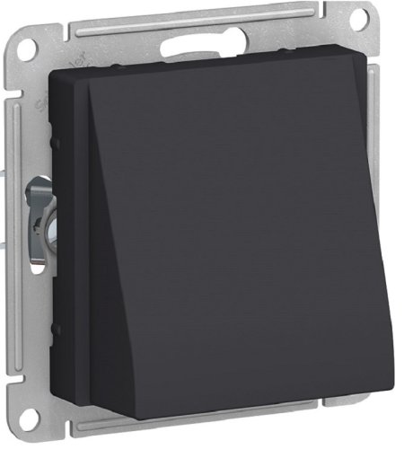 Вывод кабеля без рамки Systeme Electric AtlasDesign карбон картинка